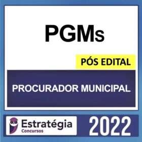 PGMs – REGULAR – ( PROCURADOR MUNICIPAL ) – ESTRATÉGIA 2022