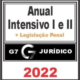 CARREIRAS JURÍDICAS – ( INTENSIVO I E II + LEP ) – G7 JURÍDICO 2022