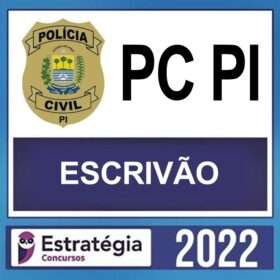 PC PI – ( ESCRIVÃO ) – ESTRATÉGIA 2022