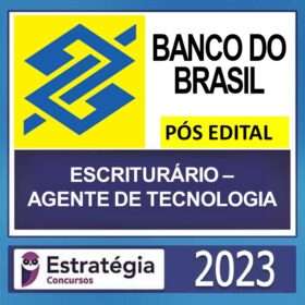 Banco do Brasil (Escriturário - Agente de Tecnologia) Pacote Completo - 2023 (Pós-Edital)