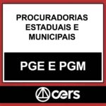 PGE e PGM – (PROCURADORIAS ESTADUAIS E MUNICIPAIS) – CERS 2023