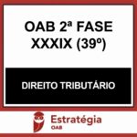 Rateio OAB 2 Fase 39 Direito Tributário Estratégia 2023