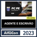 RATEIO PC PE AGENTE E ESCRIVÃO PÓS EDITAL ALFACON 2023