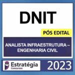 Rateio DNIT Pós Edital Analista de Infraestrutura – Engenharia Civil – Estratégia 2023