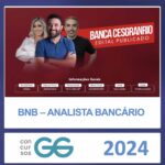 RATEIO BNB ANALISTA BANCÁRIO PÓS EDITAL GG CONCURSOS 2024