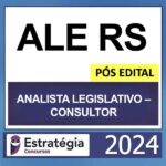 Rateio ALE RS Analista Legislativo Consultor Pós Edital Estratégia 2024