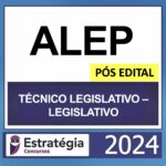 Rateio ALEP Técnico Legislativo Área Legislativa Pós Edital Estratégia 2024