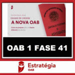 RATEIO OAB 41º EXAME – 1ª FASE – PACOTE COMPLETO – ESTRATÉGIA 2024
