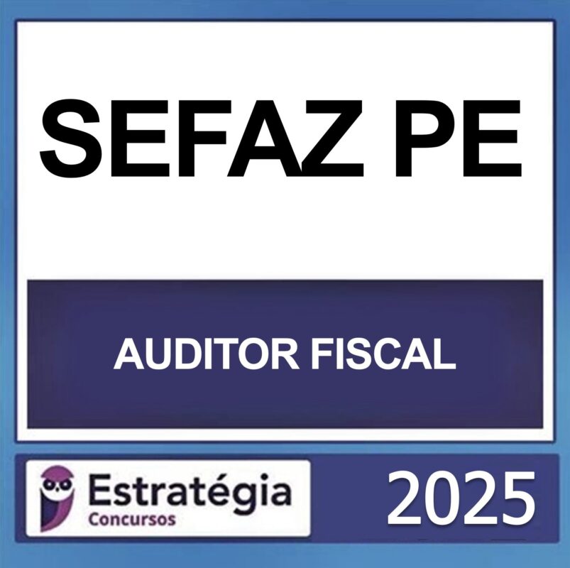 rateio sefaz pe auditor fiscal estrategia capa