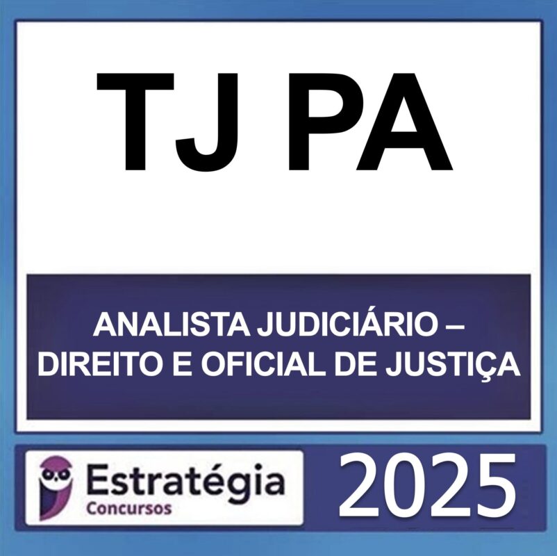 rateio tj pa analista direito e oficial curso