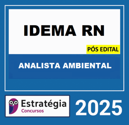 RATEIO-IDEMA-RN-POS-EDITAL-ANALISTA-AMBIENTAL-ESTRATEGIA-2025-