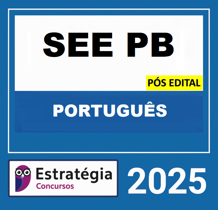 RATEIO-SEE-PB-POS-EDITAL-PROFESSOR-DE-EDUCACAO-BASICA-PORTUGUES-ESTRATEGIA-2025-