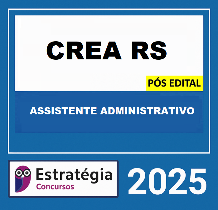 RATEIO-CREA-RS-POS-EDITAL-ASSISTENTE-ADMINISTRATIVO-ESTRATEGIA-2025-