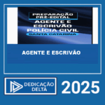 RATEIO  PC SC AGENTE E ESCRIVÃO DE POLICIA CIVIL DE SANTA CATARINA - DEDICAÇÃO DELTA - 2025