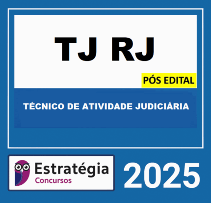 Rateio TJ RJ Técnico de Atividade Judiciária Estratégia 2025 (2)