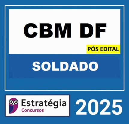 Rateio CBM DF Pós Edital Soldado Estratégia 2025