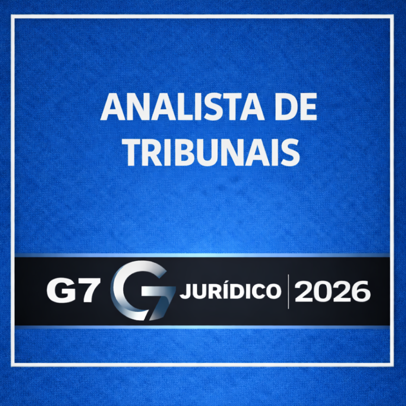 RATEIO ANALISTA DE TRIBUNAIS G7 JURIDICO – 2026 ⚖️📘
