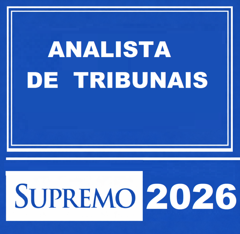 RATEIO ANALISTA DE TRIBUNAIS SUPREMO TV – 2026 📘📚