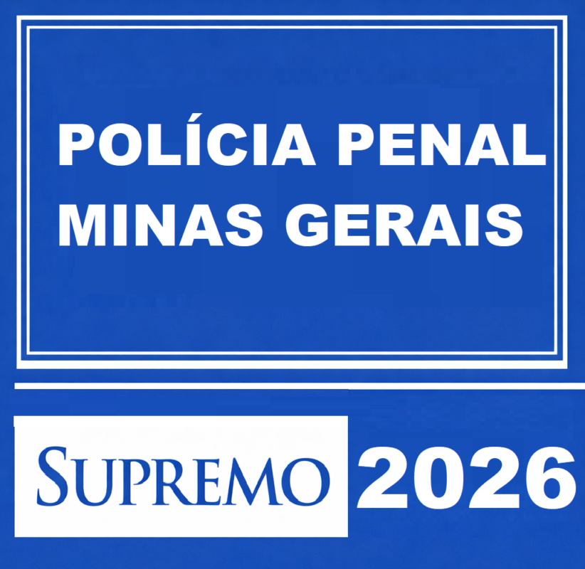 RATEIO POLICIA PENAL – MINAS GERAIS – POS EDITAL SUPREMO TV – 2026 🔒📘