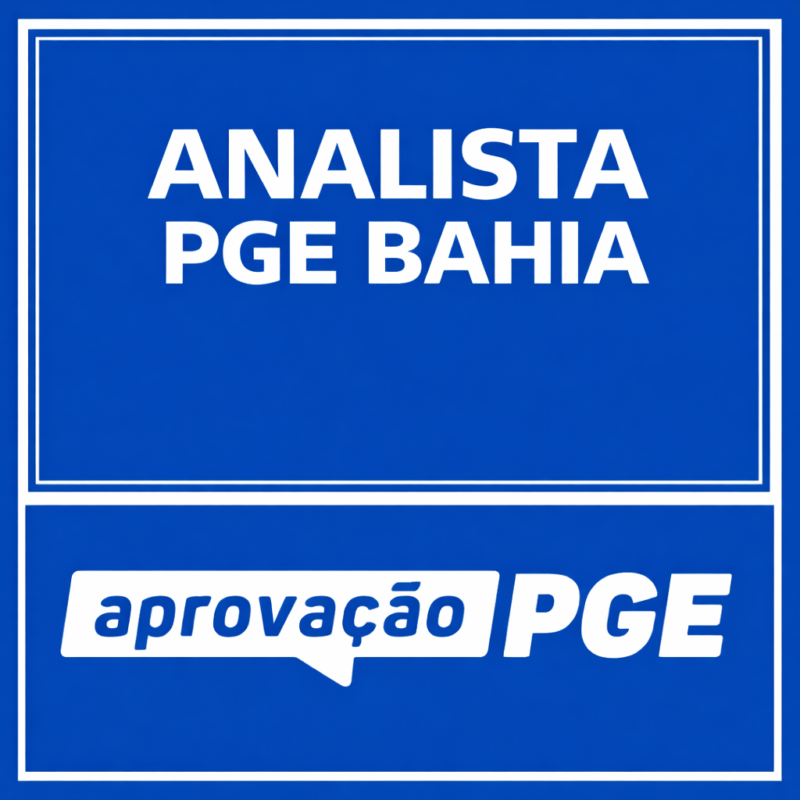RATEIO PREPARACAO PRE EDITAL – ANALISTA PGE BAHIA – APROVACAO PGE 2026