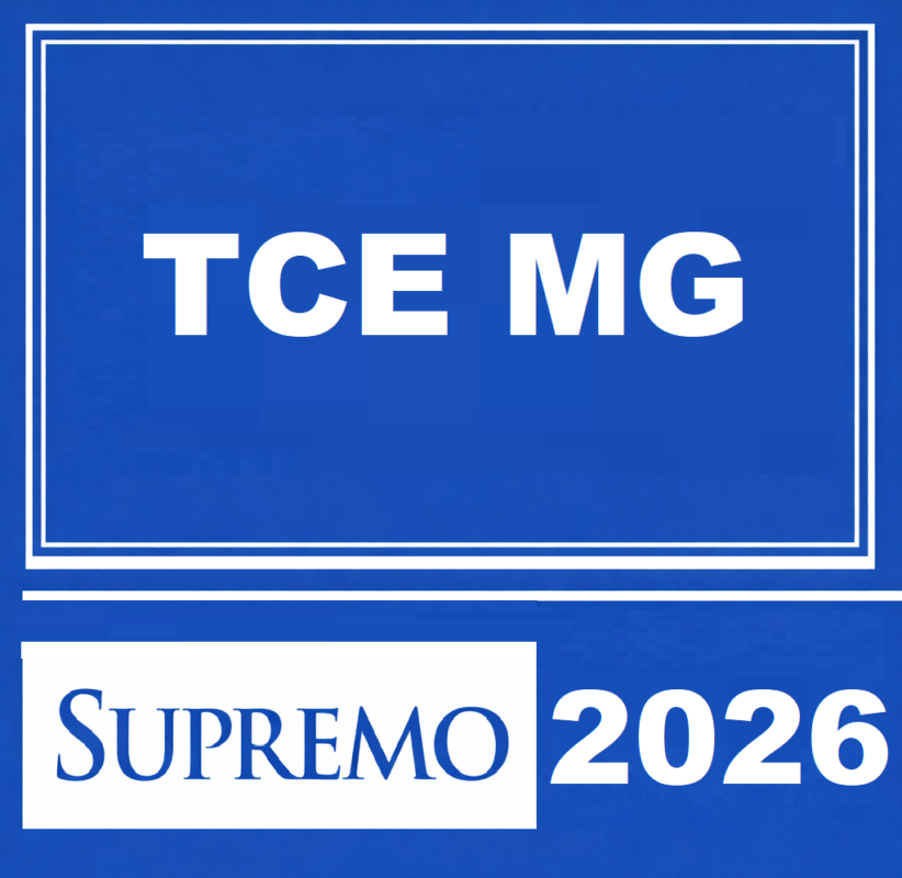 RATEIO TCE MG POS EDITAL ANALISTA DE CONTROLE EXTERNO – DIREITO SUPREMO TV – 2026 ⚖️📘