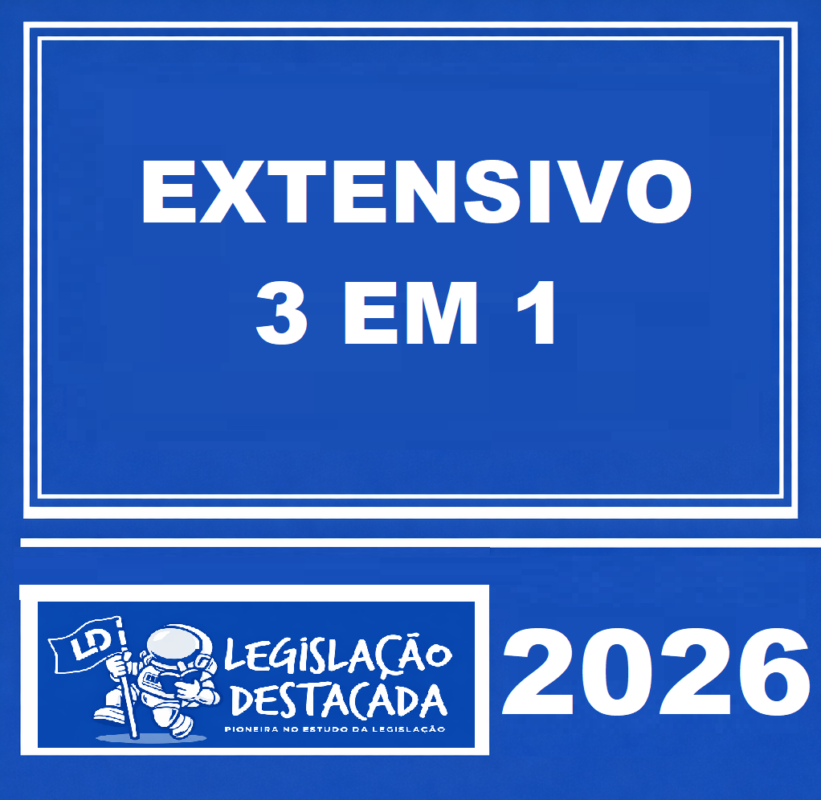 ⚖️ RATEIO EXTENSIVO 3 EM 1 – CARREIRAS ESTADUAIS MAGISTRATURA • MINISTERIO PUBLICO • DEFENSORIA LEGISLACAO DESTACADA – 2026 📘📚