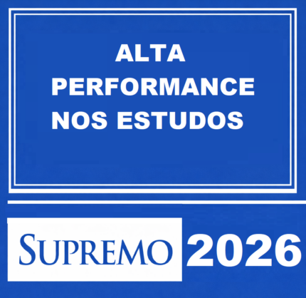 ALTA PERFORMANCE NOS ESTUDOS PARA DELEGADO SUPREMO TV – 2026