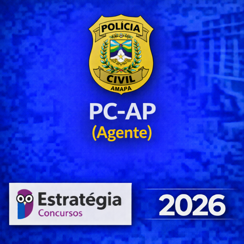 RATEIO PC AP AGENTE – ESTRATEGIA CONCURSOS – 2026 🚔📘 2